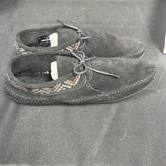 Minnetonka Women’s Mosaic Black Suede Ankle Boots (2938) - Picture 2 of 8